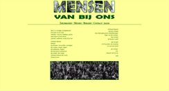 Desktop Screenshot of mensenvanbijons.be